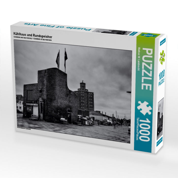 Kühlhaus und Rundspeicher 1000 Teile Puzzle quer - CALVENDO Foto-Puzzle'