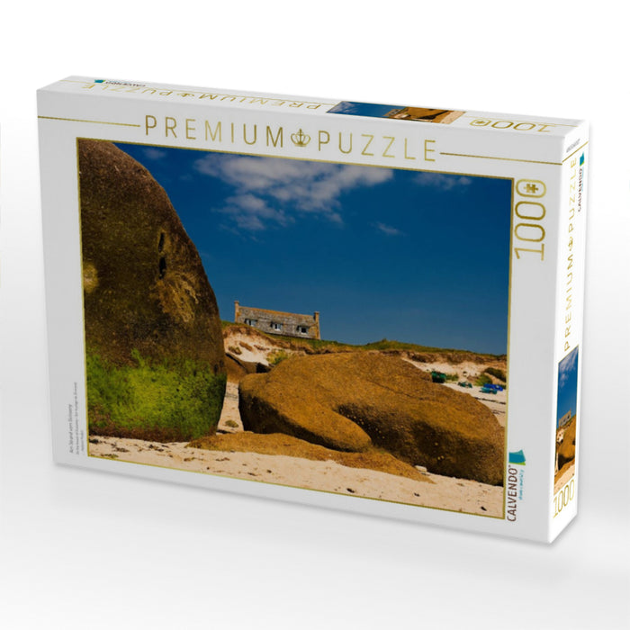 Am Strand vom Guisseny - CALVENDO Foto-Puzzle'