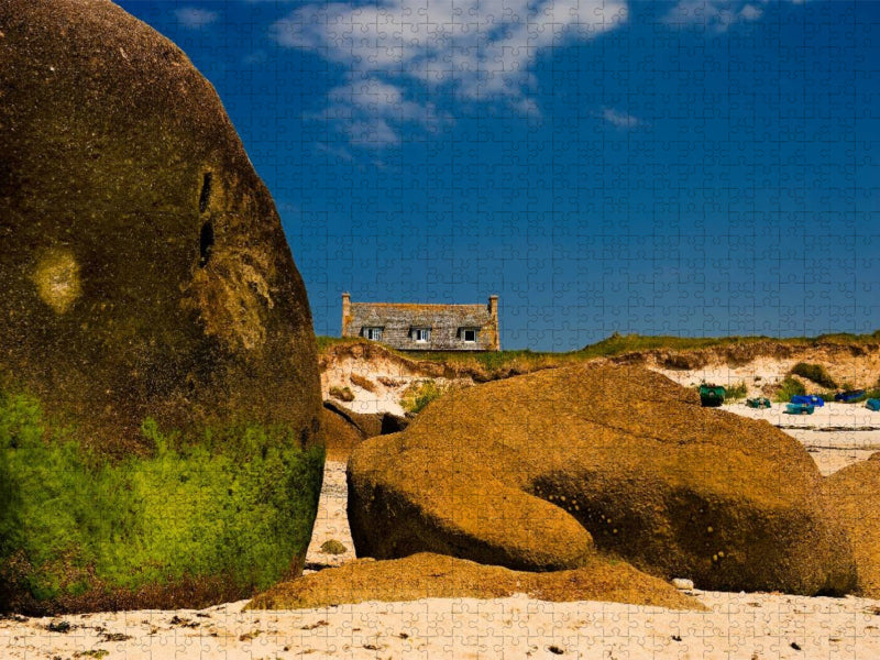 Am Strand vom Guisseny - CALVENDO Foto-Puzzle'