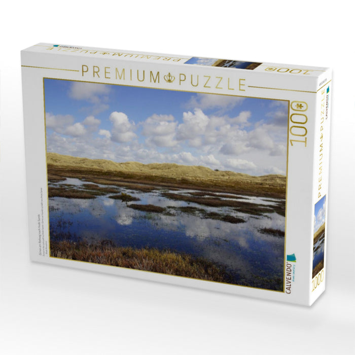 Dünen am Radweg nach Hvide Sande - CALVENDO Foto-Puzzle'