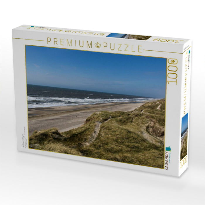 Am Strand in Klegod - CALVENDO Foto-Puzzle'