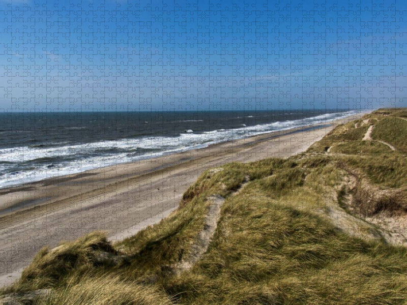 Am Strand in Klegod - CALVENDO Foto-Puzzle'