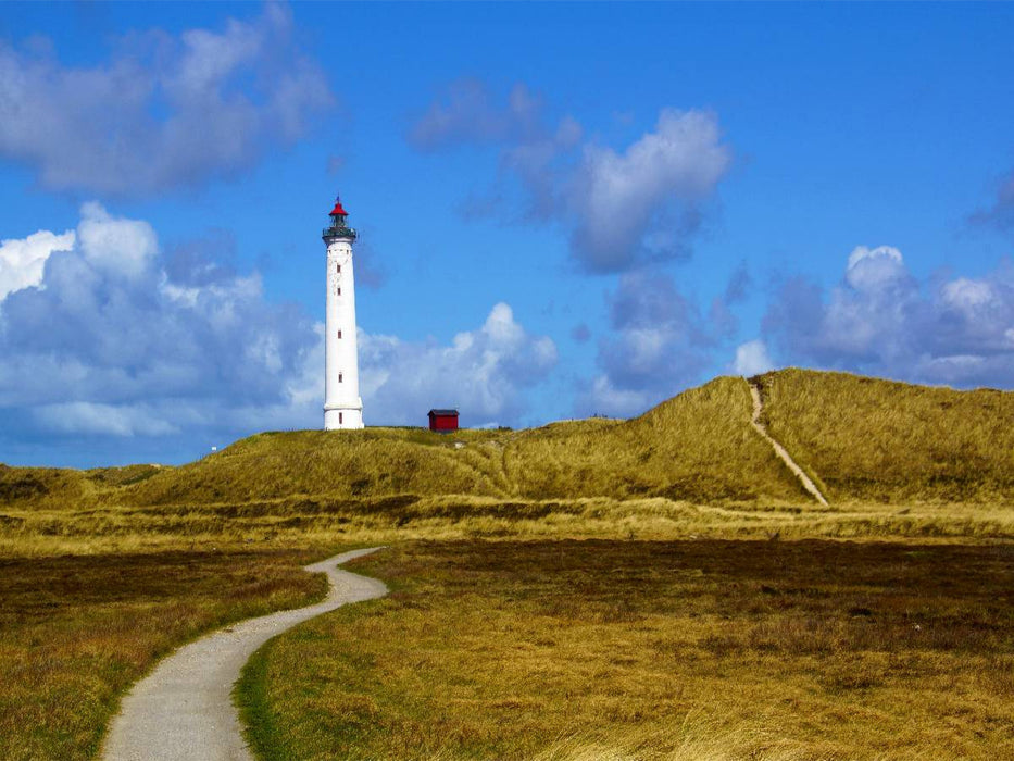 Blick auf den Leuchtturm Lyngvig Fyr - CALVENDO Foto-Puzzle'