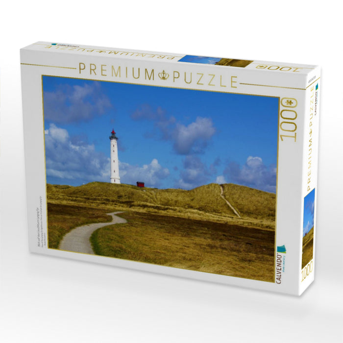 Blick auf den Leuchtturm Lyngvig Fyr - CALVENDO Foto-Puzzle'