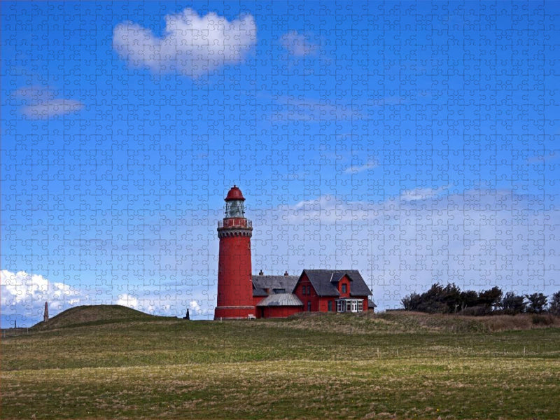 Leuchtturm Blavandshuk - CALVENDO Foto-Puzzle'