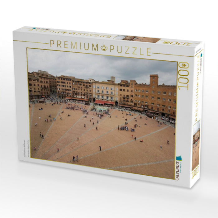 Sienna Piazza del Campo - CALVENDO Foto-Puzzle'