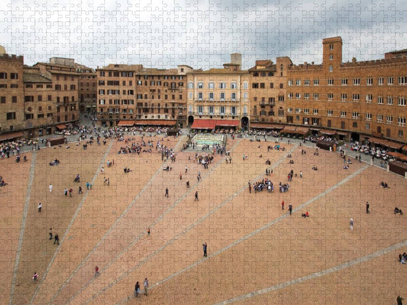 Sienna Piazza del Campo - CALVENDO Foto-Puzzle'