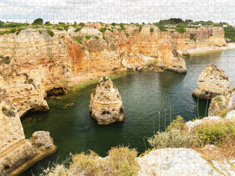 Praia do Marinha - Portugal Algarve - CALVENDO Foto-Puzzle'
