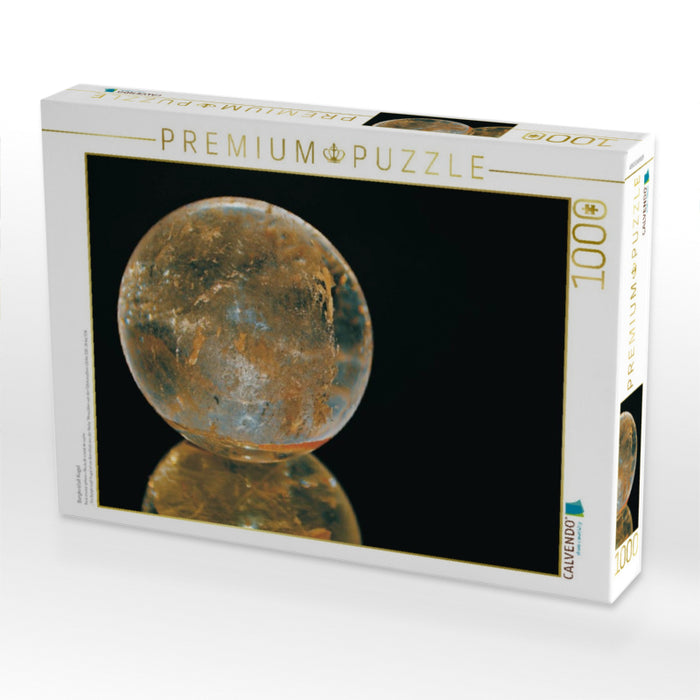 Bergkristall Kugel - CALVENDO Foto-Puzzle'