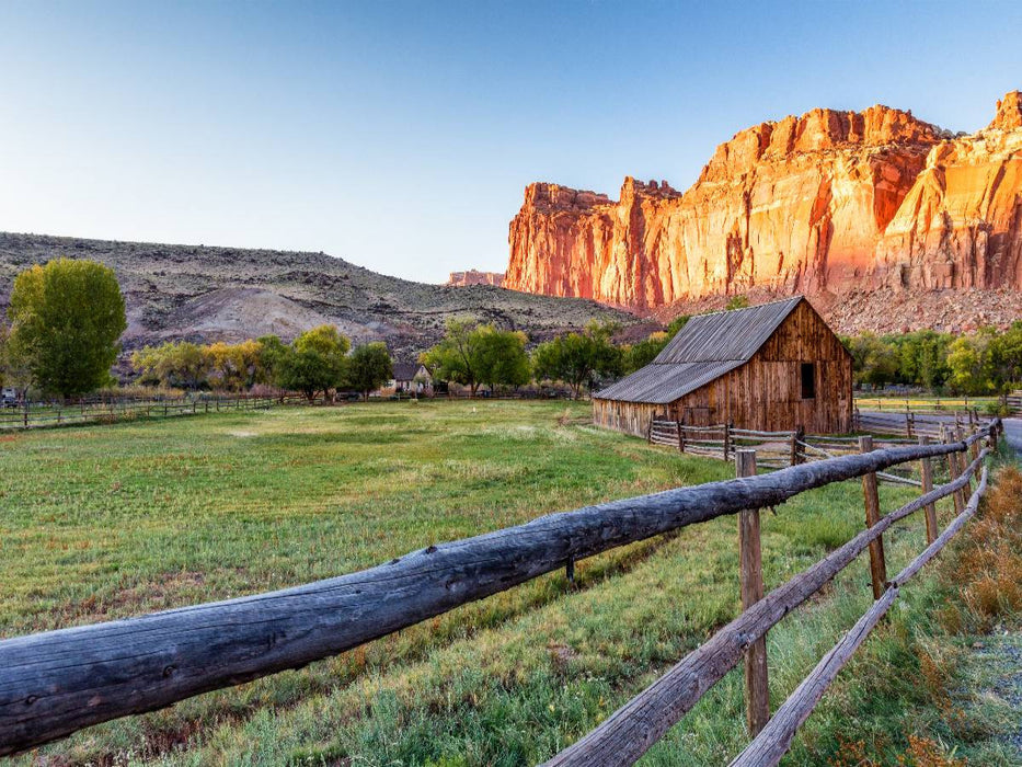 Capitol Reef NP - Fruita Barn - CALVENDO Foto-Puzzle'