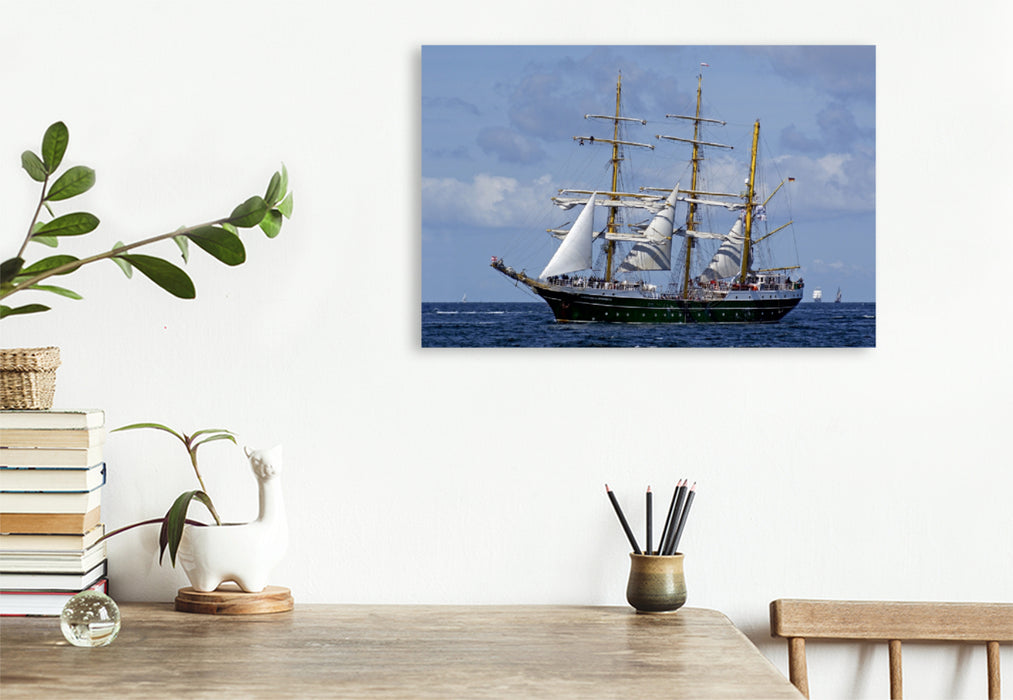 Premium Textil-Leinwand Premium Textil-Leinwand 75 cm x 50 cm quer Bark Alexander von Humboldt II