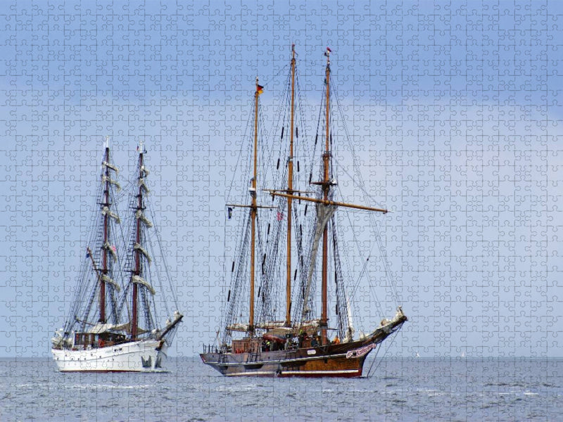 Amphitrite und Aphrodite - CALVENDO Foto-Puzzle'