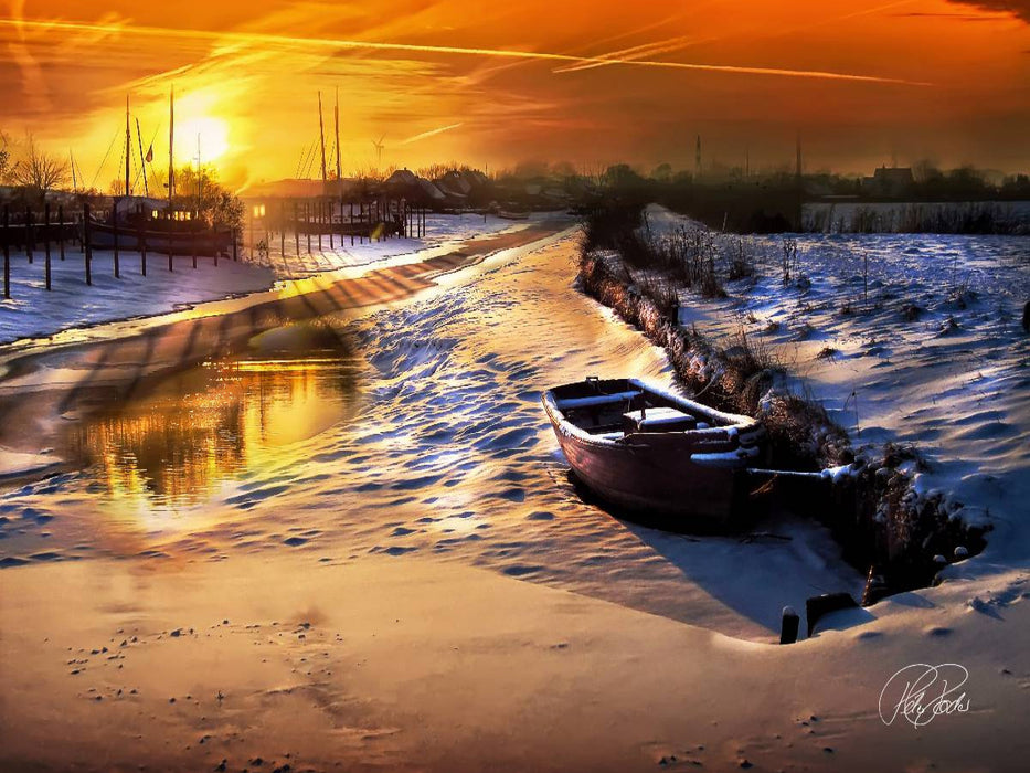 Friesland - Vareler Hafen - CALVENDO Foto-Puzzle'