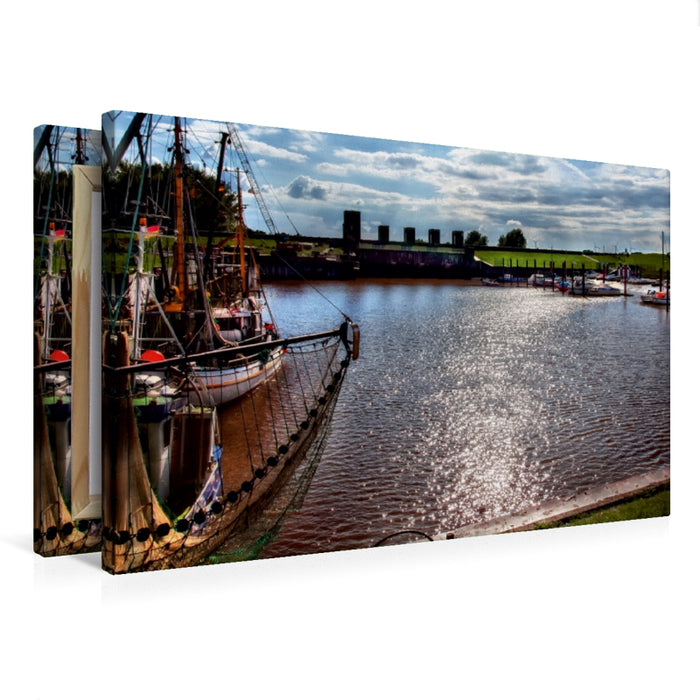 Premium Textil-Leinwand Dangast an der Nordsee