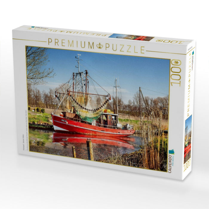 Friesland - Vareler Hafen - CALVENDO Foto-Puzzle'
