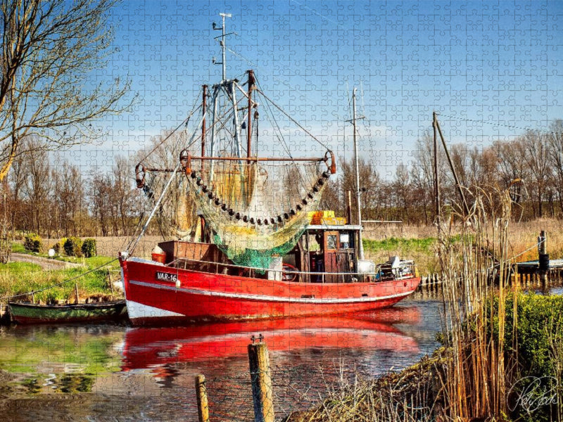 Friesland - Vareler Hafen - CALVENDO Foto-Puzzle'