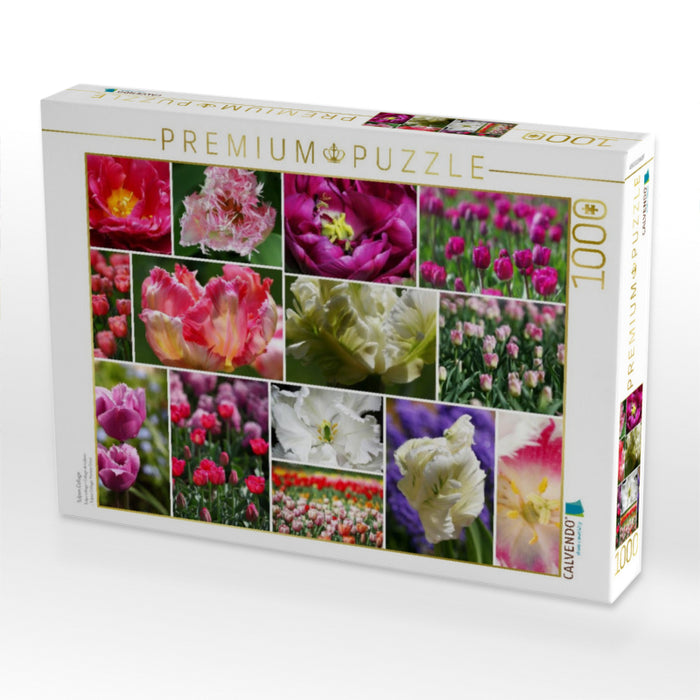 Tulpen Collage - CALVENDO Foto-Puzzle'