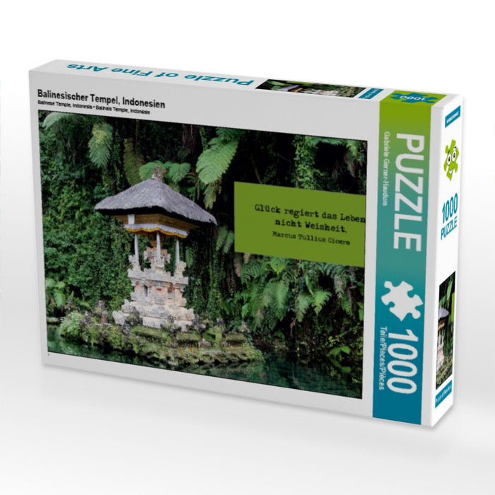 Balinese Temple, Indonesia - CALVENDO Photo Puzzle 