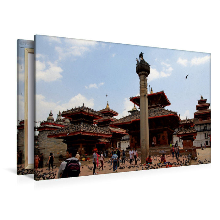 Premium Textil-Leinwand Durbar Square, Kathmandu
