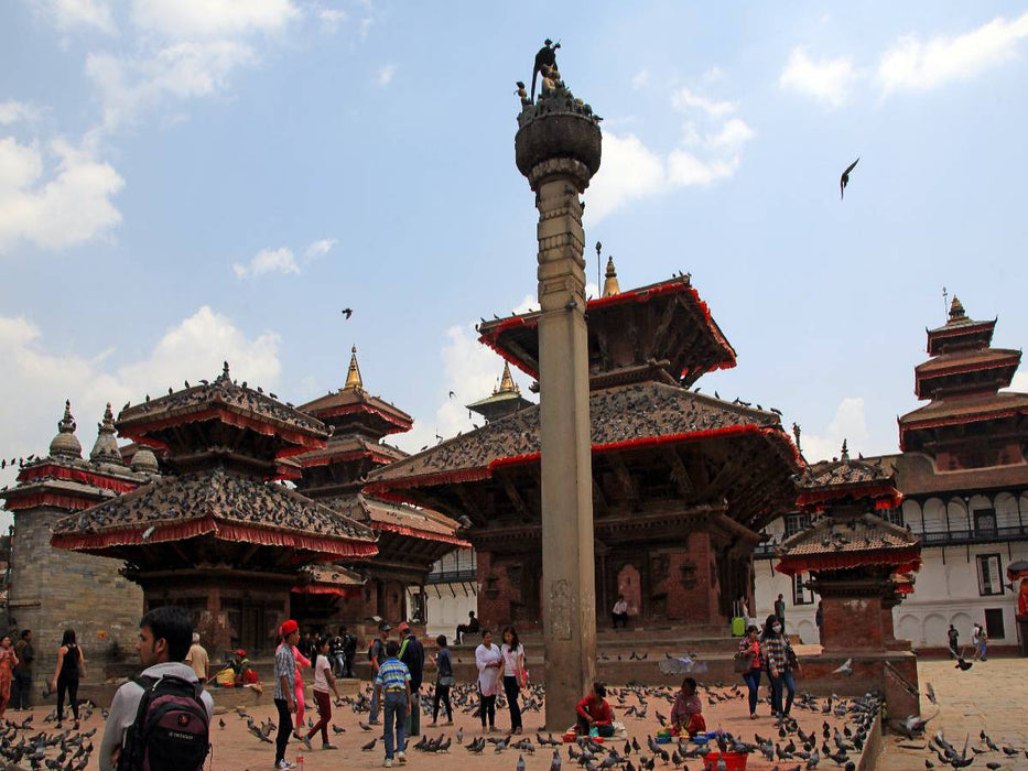 Durbar Square, Kathmandu - CALVENDO Foto-Puzzle'