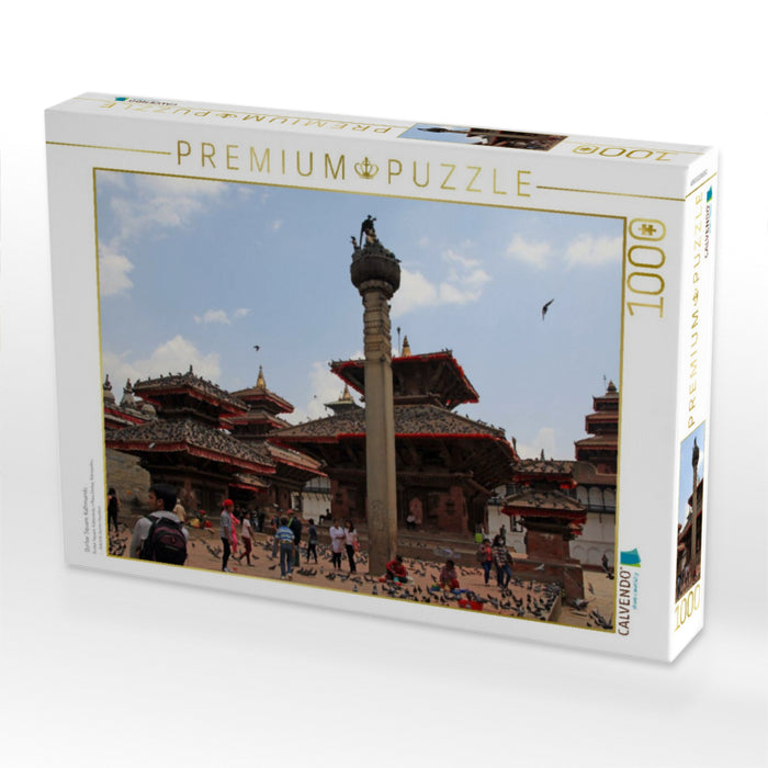 Durbar Square, Kathmandu - CALVENDO Foto-Puzzle'