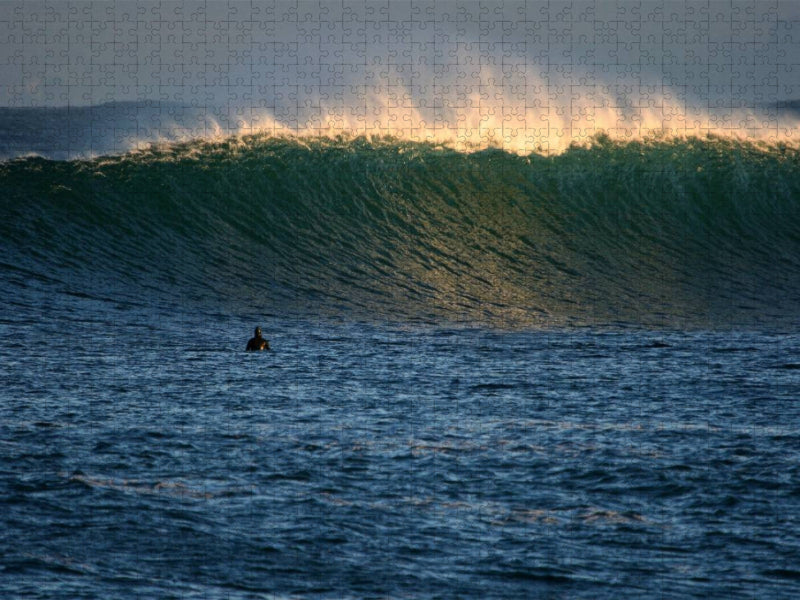 Surfen in Schottland, Thurso, Caithness, Schottland - CALVENDO Foto-Puzzle'