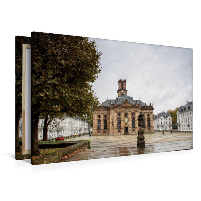 Premium Textil-Leinwand Ludwigskirche