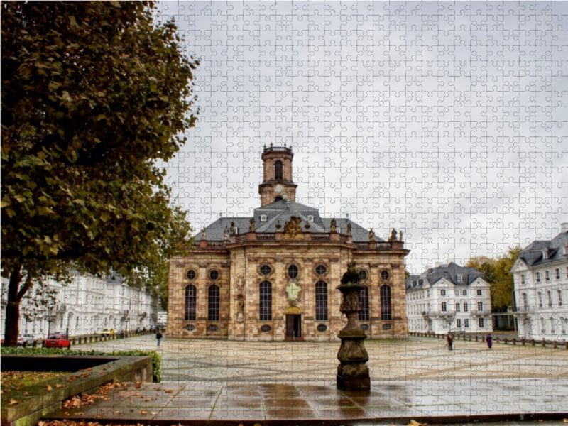 Ludwigskirche 1000 Teile Puzzle quer - CALVENDO Foto-Puzzle'