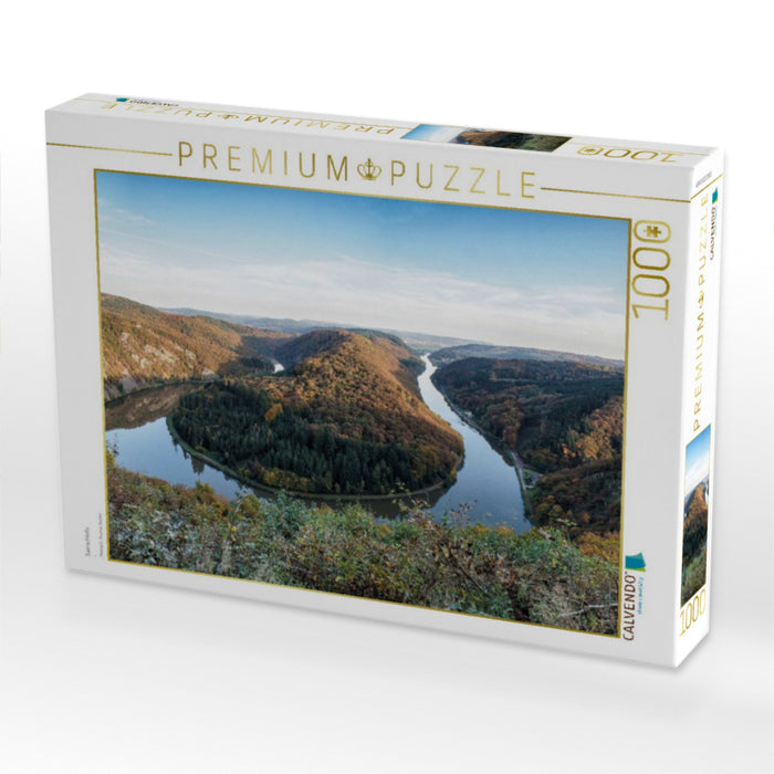 Saarschleife - CALVENDO Foto-Puzzle'