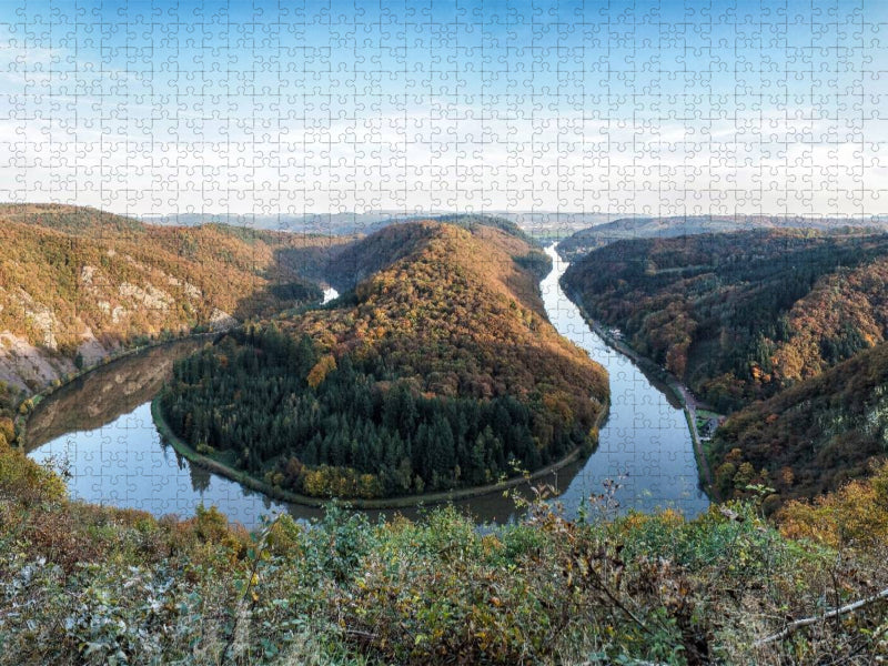 Saarschleife - CALVENDO Foto-Puzzle'