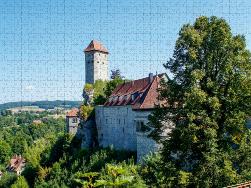 Burg Veldenstein 1000 Teile Puzzle quer - CALVENDO Foto-Puzzle'