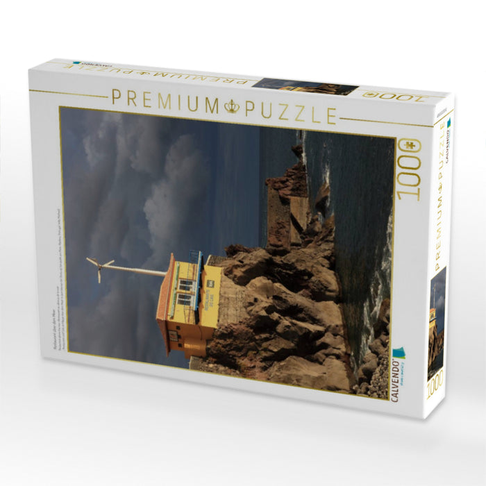 Restaurant über dem Meer - CALVENDO Foto-Puzzle'
