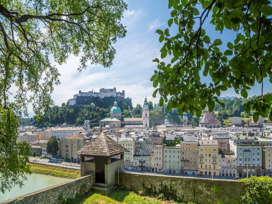 SALZBURG Blick auf die Altstadt mit alter Stadtmauer - CALVENDO Foto-Puzzle'