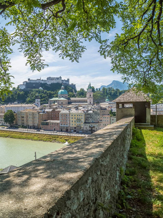SALZBURG Blick auf die Altstadt mit Stadtmauer - CALVENDO Foto-Puzzle'