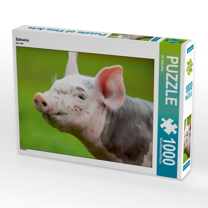 Cochon - Puzzle photo CALVENDO 