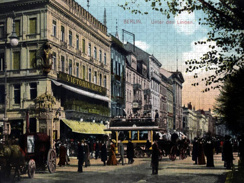 Berlin - Unter den Linden 1918 - CALVENDO Foto-Puzzle'
