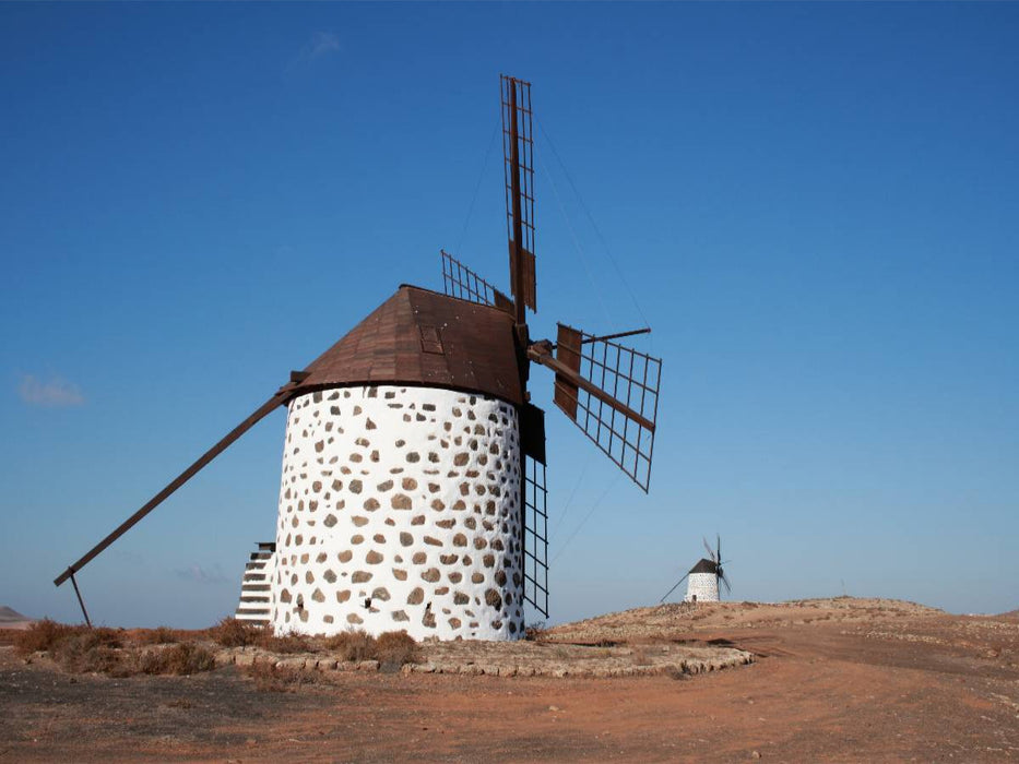 Windmühle in Fuerteventura - CALVENDO Foto-Puzzle'