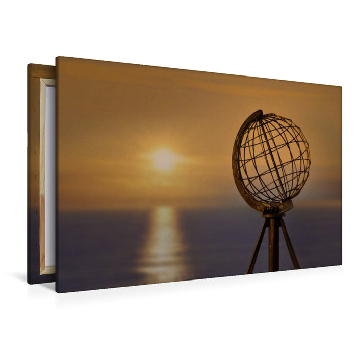 Premium Textil-Leinwand Am Nordkap