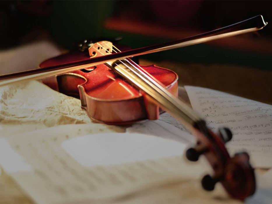 eine Violine - CALVENDO Foto-Puzzle'