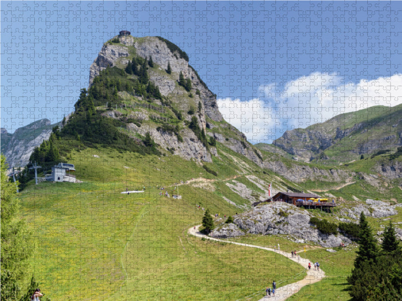 Gschöllkopf im Rofangebirge. Tirol/ Österreich 1000 Teile Puzzle quer - CALVENDO Foto-Puzzle'