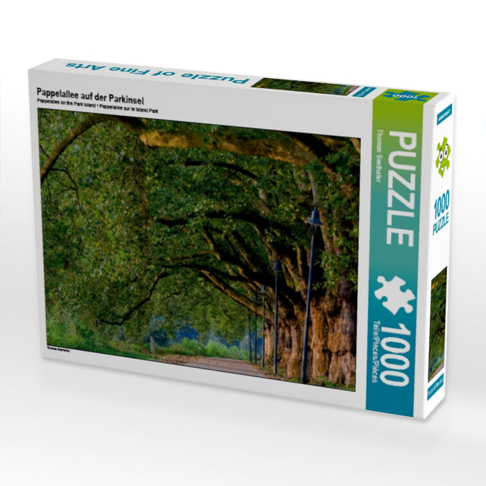 Pappelallee auf der Parkinsel 1000 Teile Puzzle quer - CALVENDO Foto-Puzzle'