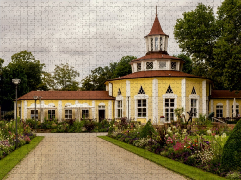 Tower restaurant in Ebertpark - CALVENDO photo puzzle 