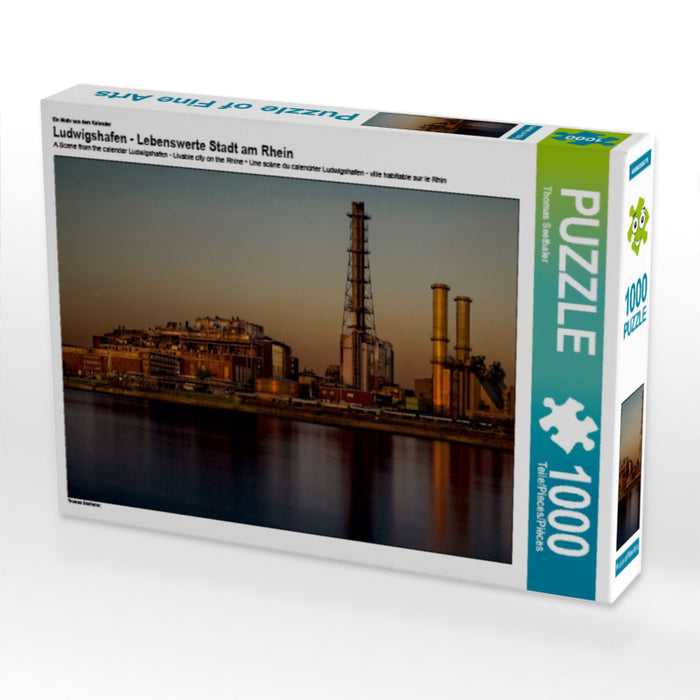 Ein Motiv aus dem Kalender Ludwigshafen - Lebenswerte Stadt am Rhein 1000 Teile Puzzle quer - CALVENDO Foto-Puzzle'