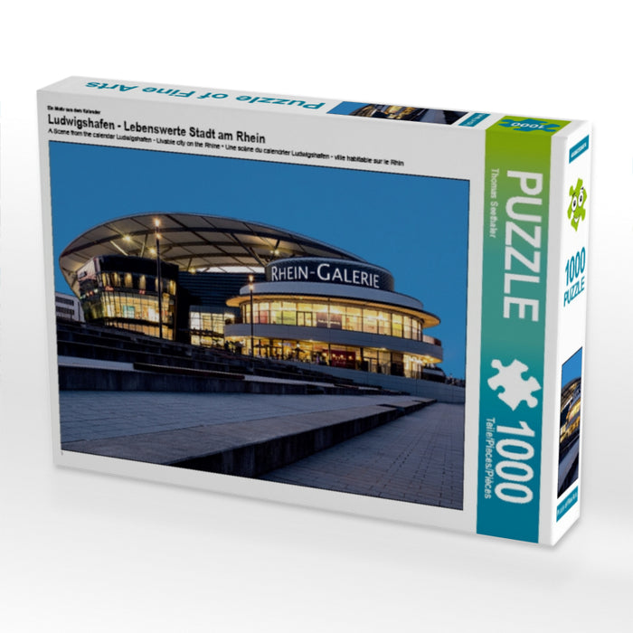 Ein Motiv aus dem Kalender Ludwigshafen - Lebenswerte Stadt am Rhein 1000 Teile Puzzle quer - CALVENDO Foto-Puzzle'