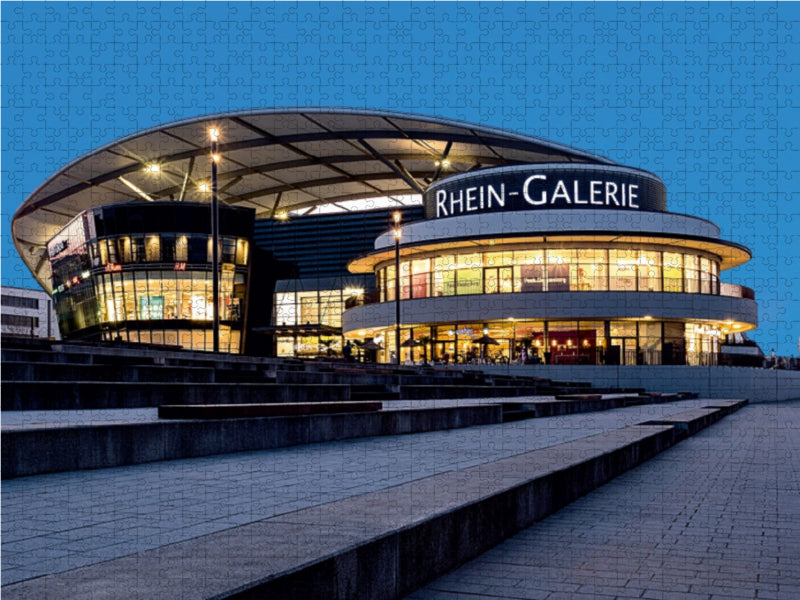 Ein Motiv aus dem Kalender Ludwigshafen - Lebenswerte Stadt am Rhein 1000 Teile Puzzle quer - CALVENDO Foto-Puzzle'