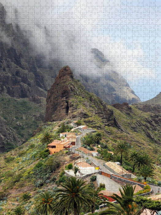 Blick ins Mascatal auf Teneriffa - CALVENDO Foto-Puzzle'
