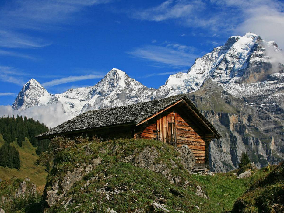 Eiger, Mönch und Jungfrau - CALVENDO Foto-Puzzle'