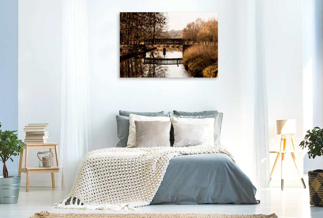 Premium Textil-Leinwand Premium Textil-Leinwand 120 cm x 80 cm quer Ein Motiv aus dem Kalender Traumhafte Klever Landschaften