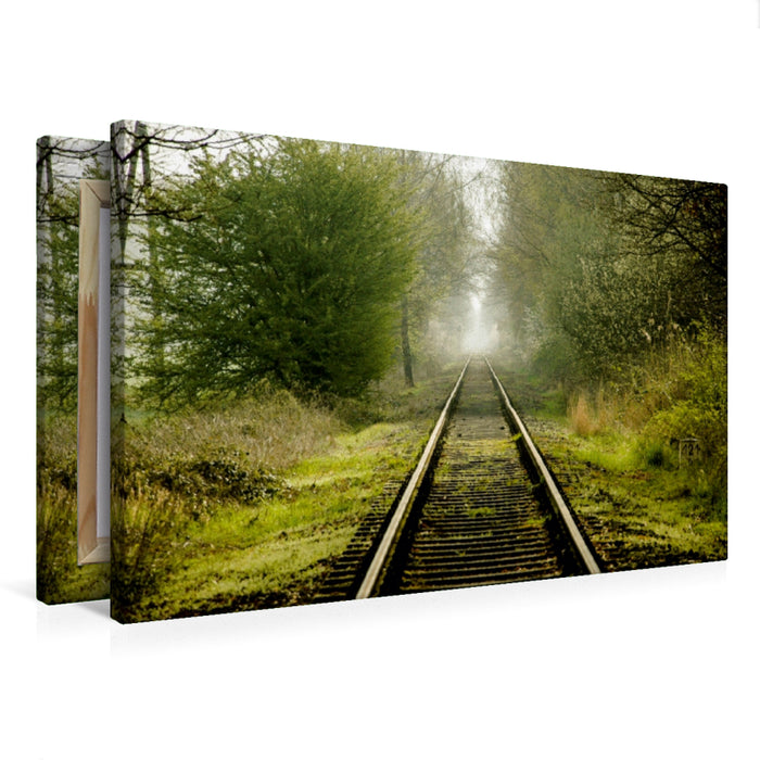 Premium Textil-Leinwand Draisinenstrecke