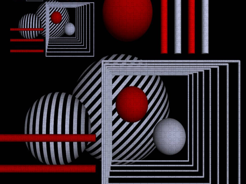 Ein Motiv aus dem Kalender Mit Geometrie durch das Jahr - CALVENDO Foto-Puzzle'